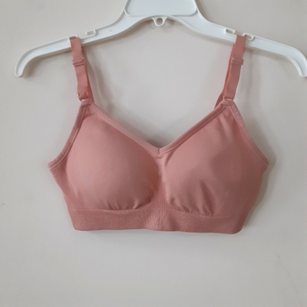 New Knix Good to go seamless wireless bra, S - 32A‎ - DD,pink ginger